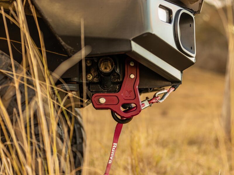 Kaon Recovery Tow Points to suit Toyota LandCruiser LC70 Aramac Grey - KS0567