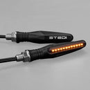 Stedi Dynamic Motorcycle LED Indicator (Pair) - LEDMOTO-IND-BK