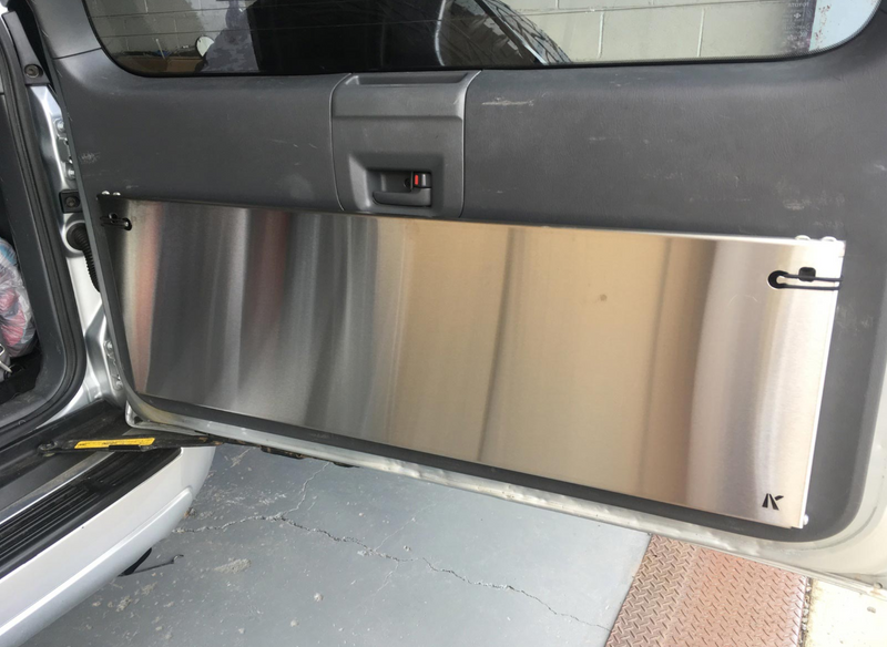 Kaon Rear Door Drop Down Table to suit Toyota Prado 120 / Lexus GX 470 [Colour: Undara Black] - KS0511