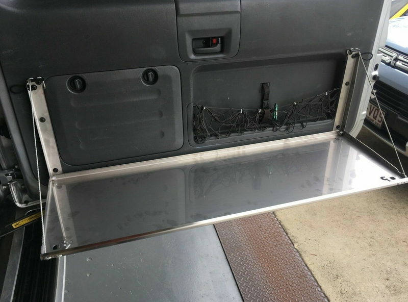 Kaon Rear Door Drop Down Table to suit Toyota Prado 120 / Lexus GX 470 [Colour: Undara Black] - KS0511