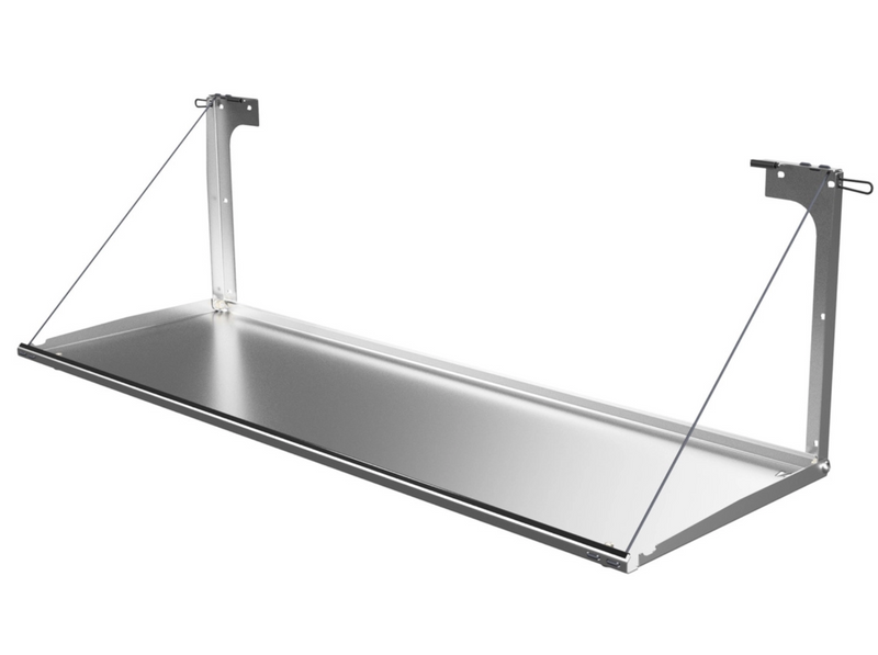 Kaon Rear Door Drop Down Table to suit Toyota Prado 150 / Lexus GX 460 [Colour: Natural Stainless] - KS0053