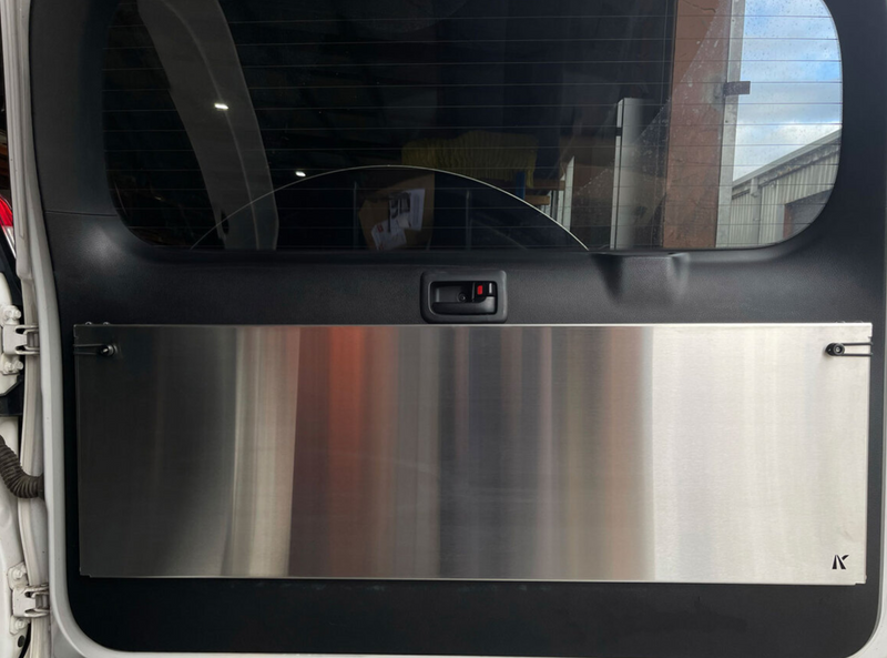 Kaon Rear Door Drop Down Table to suit Toyota Prado 150 / Lexus GX 460 [Colour: Natural Stainless] - KS0053