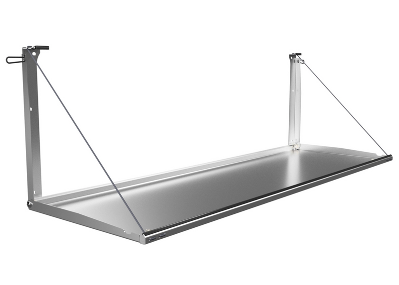 Kaon Rear Door Drop Down Table to suit Toyota Prado 120 / Lexus GX 470 [Colour: Natural Stainless] - KS0052