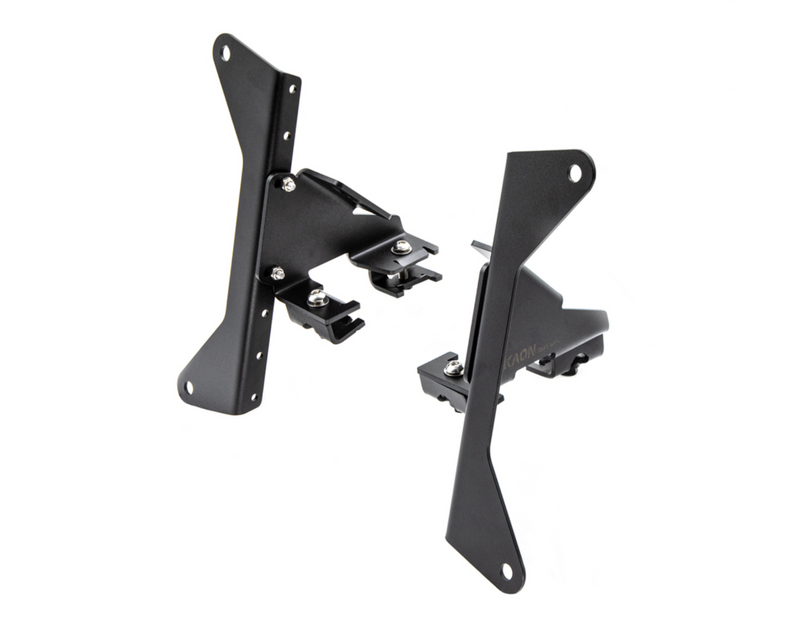 Kaon Side Angled Fixed Maxtrax Mount to suit ARB BASE Rack [Option: No Pins] - KS0419