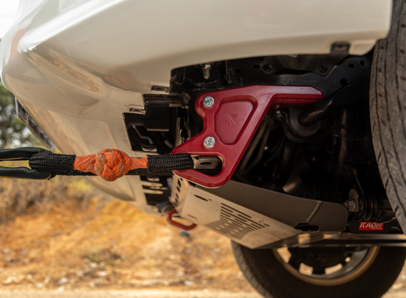 Kaon Recovery Tow Points to suit Toyota HiLux N80 & Fortuner Aramac Grey - KS0345