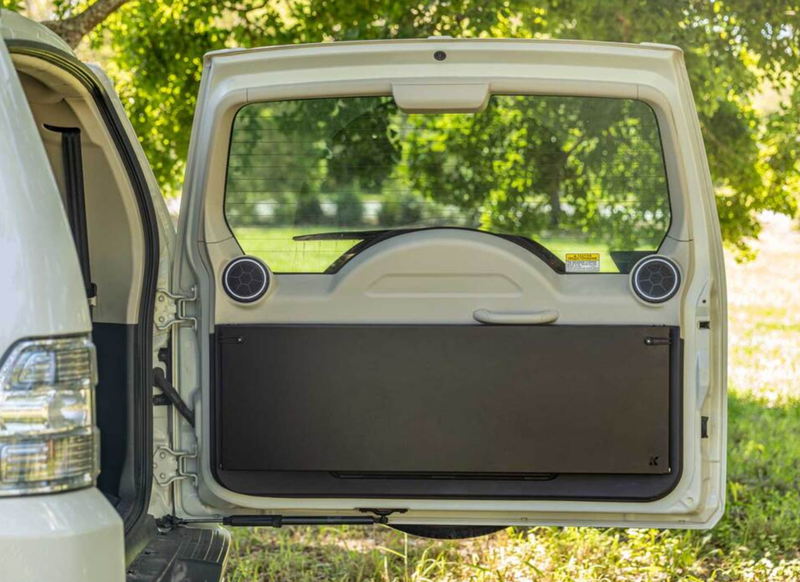 Kaon Rear Door Drop Down Table to suit Mitsubishi Pajero Gen 4 NS-NX [Colour: Undara Black] - KS0515