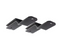 Tracklander Worklight & Spotlight Bracket (Pair) TLRWSLB