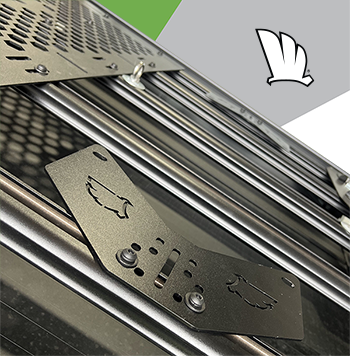 Wedgetail Recovery Wing Tracks Flat Bracket - WTA-TBW