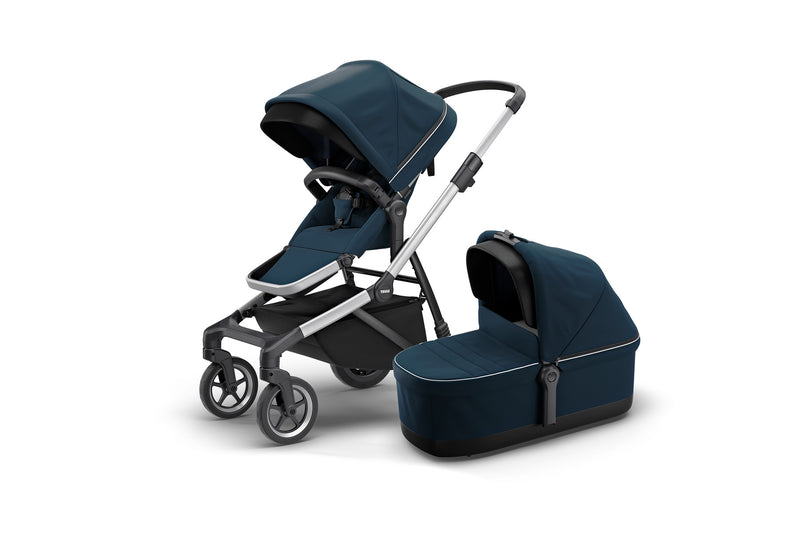 Thule Sleek Stroller + Bassinet Navy Blue 11000010AU