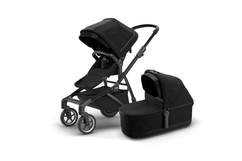 Thule Sleek Stroller + Bassinet Black on Black 11000019AU