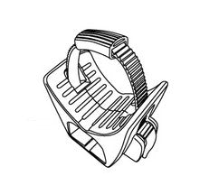 Thule Rear Wheel Holder Assembly (Includes Wheel Strap) - 1500056125
