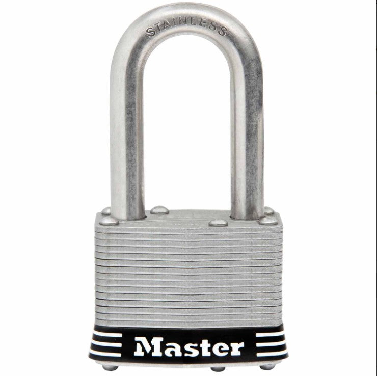 Master Lock S/steel Laminated 44mm Body Shackle 38mm - 1SSDLFAU