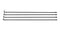Rhino Rack Batwing Extra-Long Pole Set (4) 33102
