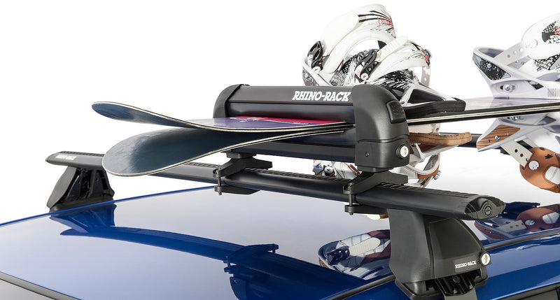 Rhino Rack Ski and Snowboard Carrier - 3 skis or 2 snowboards 573