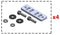 Yakima LockNLoad Custom Track EGR RollTrac Hardware 4 pack 9881902