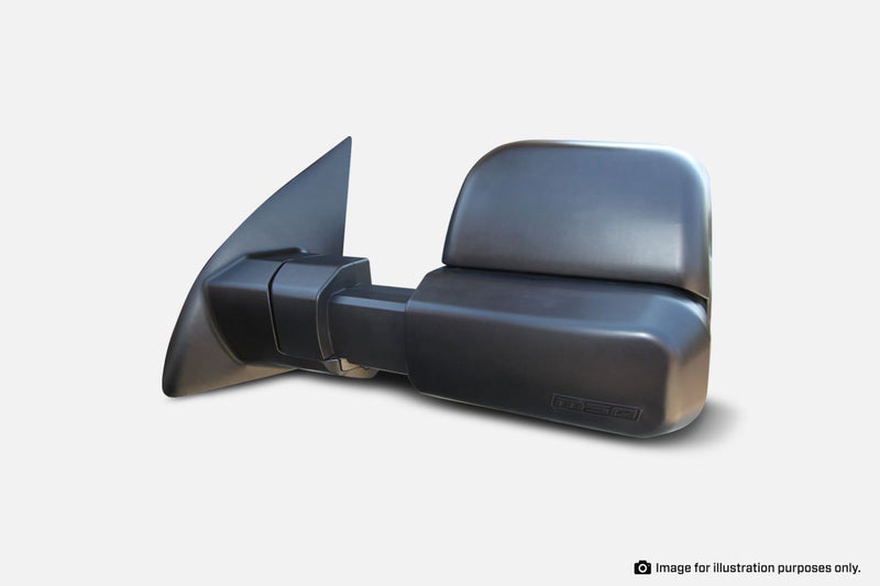 MSA Towing Mirrors Ford Everest-black. 2012-current. Electric, No Indicators TM1800