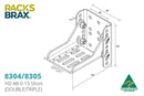 RacksBrax HD AB 0-15 Short (Triple) 8305