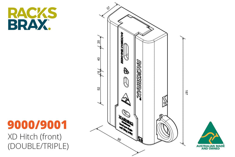 RacksBrax XD Hitch (Double) (9000)