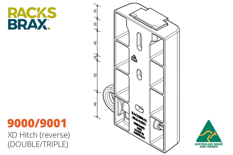 RacksBrax XD Hitch (Double) 9000