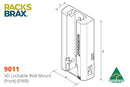 RacksBrax XD Lockable Wall Mount 9011