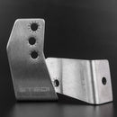 Stedi Side Brackets For LED Light Bars Brushed Stainless 95mm Profile BRKST4K-SDE