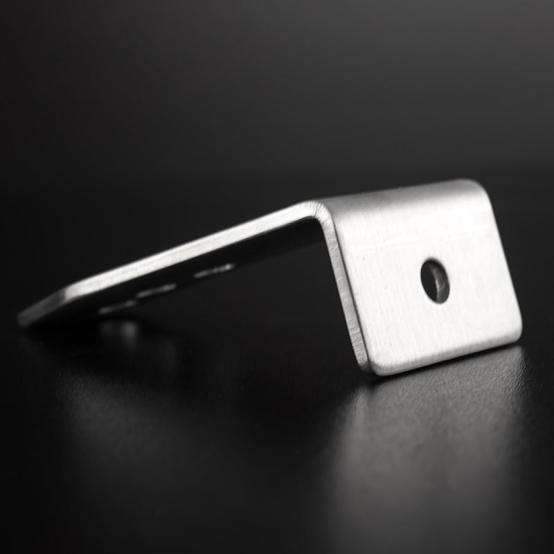 Stedi Side Brackets For LED Light Bars Brushed Stainless 95mm Profile BRKST4K-SDE