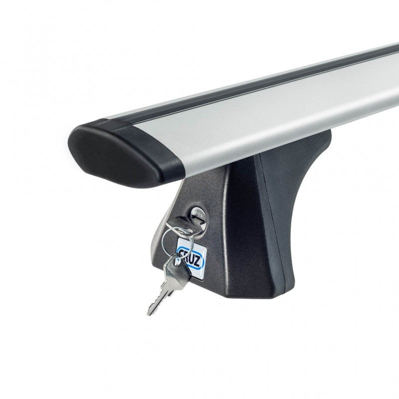 Cruz Airo Silver Clamp Mount Roof Rack set,133cm T133, 924-776