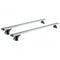 Cruz Airo Silver Clamp Mount Roof Rack set,133cm T133, 924-776