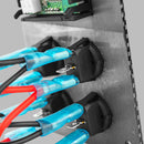 Stedi Carbon Switch Panel With USB And Digital Volt Meter CARBON-PANEL