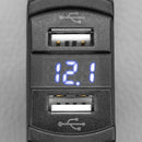 Stedi Dual USB 4x4 Volt Meter Gauge Monitor - DUALUSB-VLT-ROCKER