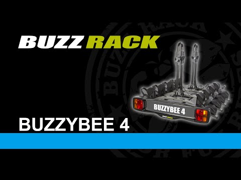 Buzzrack Buzzybee 4 (Tow Ball) 4 Bike Platform Rack - BR-4-BUZZYBEE