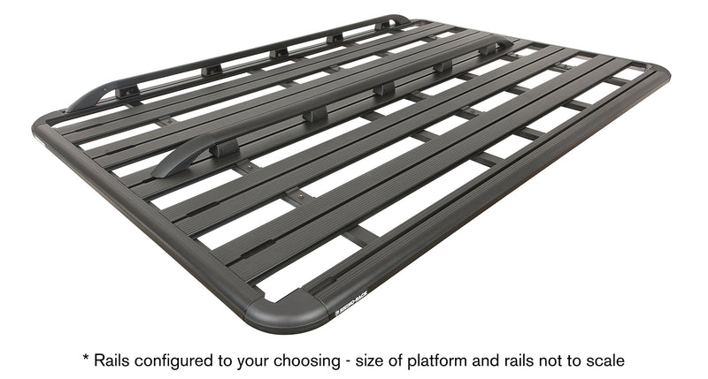 Rhino Rack Pioneer Platform Side Rails (Suits 42100B/42101B/44100B/44101B) 43140B