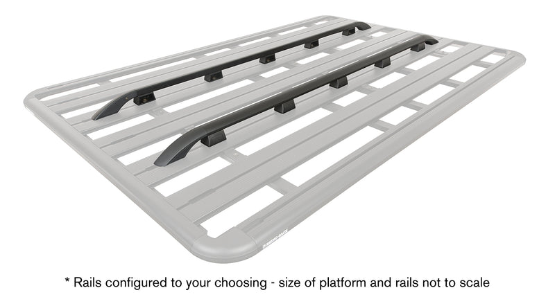 Rhino Rack Pioneer Platform Side Rails (Suits 42102B/42103B/44102B/44103B) 43144B