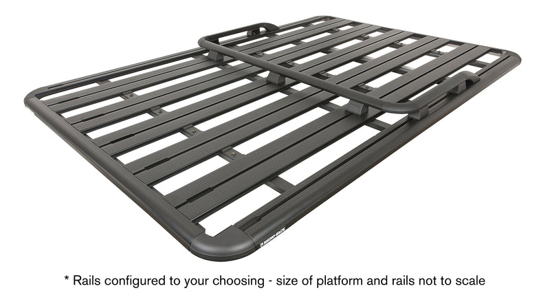 Rhino Rack Pioneer Platform Front & Side Rails (Suits 42100B/2B/7B) 43163B