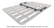 Rhino Rack Pioneer Platform Front & Side Rails (Suits 42100B/2B/7B) 43163B