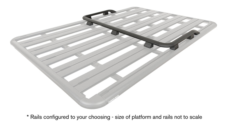 Rhino Rack Pioneer Platform Front & Side Rails (Suits 42100B/2B/7B) 43163B