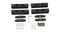 Rhino Rack RCP Roof Rack Base Kit (x4) NISSAN XTRAIL 07-14 RCP19-BK