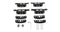 Rhino Rack RCP Roof Rack Base Kit (x4) ECOSPORT 12/13- RCP36-BK