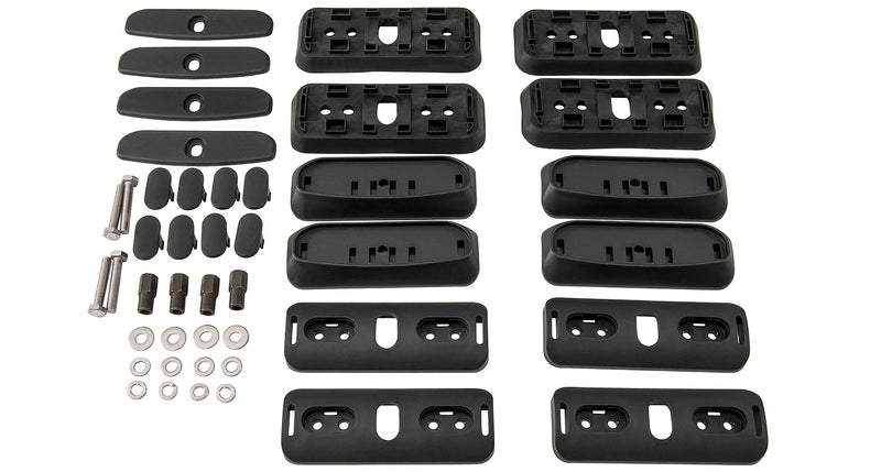 Rhino Rack RCP Roof Rack Base Kit (x4) Generic Roof Rack Base Kit M6 Fix point Adaptor RCP49-BK