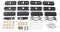 Rhino Rack RCP Roof Rack Base Kit (x4) Generic (CA1506) RCP59-BK