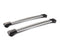 Yakima Rail Bar Silver Roof Rack Pair for Raised Rails S55Y - 8050211