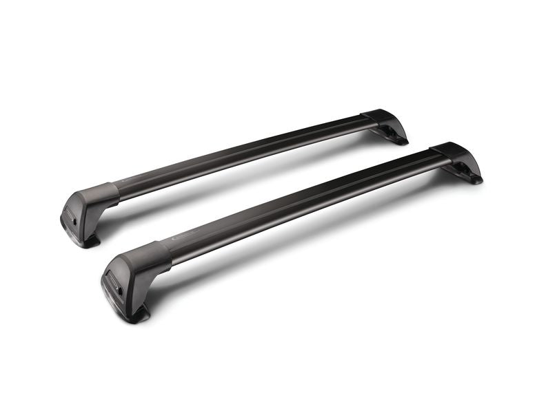 Yakima Flush Bar Black Roof Rack Pair S6YB - 8050221
