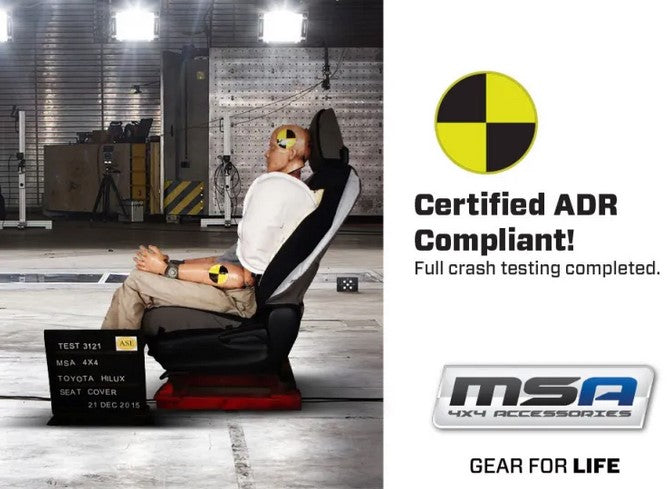MSA Premium Canvas Seat Cover For MR Triton MTT0129CO