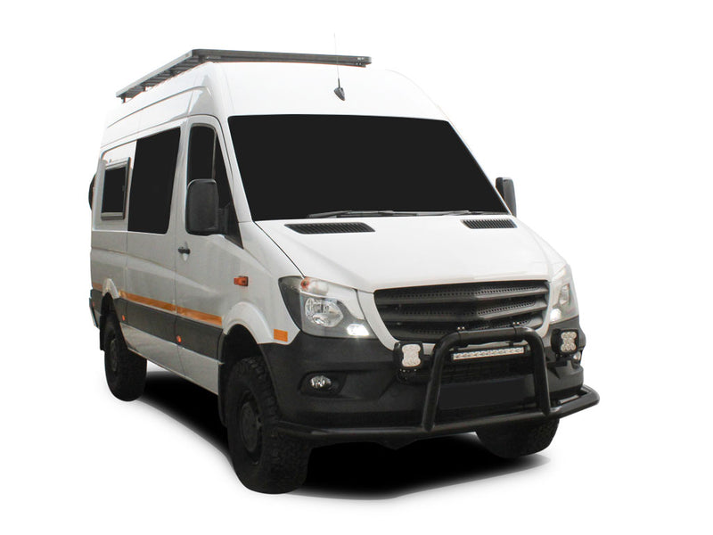 Front Runner Mercedes Benz Sprinter 144in/170in / L2/L3 / MWB/LWB Wheelbase w/o OEM Tracks (2006-Current) Slimline II Roof Rack Kit - by Front Runner - KRMS008T