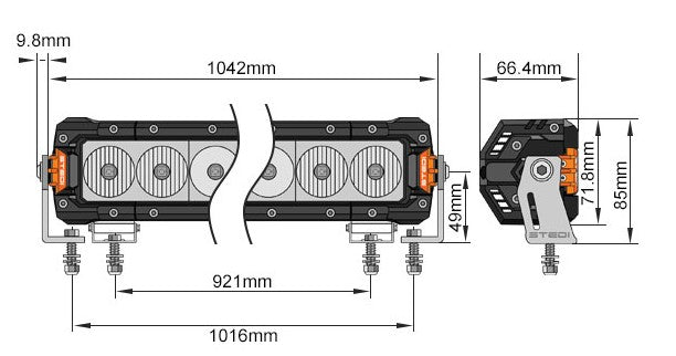 Stedi ST3301 Pro 41 Inch 28 LED Light Bar - LED3301-PRO-28L