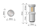 Stedi BAY15D (1157) Led Bulbs (Pair) LEDCONV-BAY15D