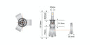 Stedi H1 Copper Head LED Bulbs (Pair) LEDCONV-H1-CH