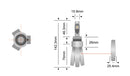 Stedi H7 Copper Head LED Bulbs (Pair) LEDCONV-H7-CH