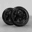 Stedi 7 Inch Carbon Black LED Headlight Pair LEDMOTO-CARBON-7-PAIR