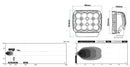 Stedi 120w LED Flood Light LEDWORK-12L-FLOOD